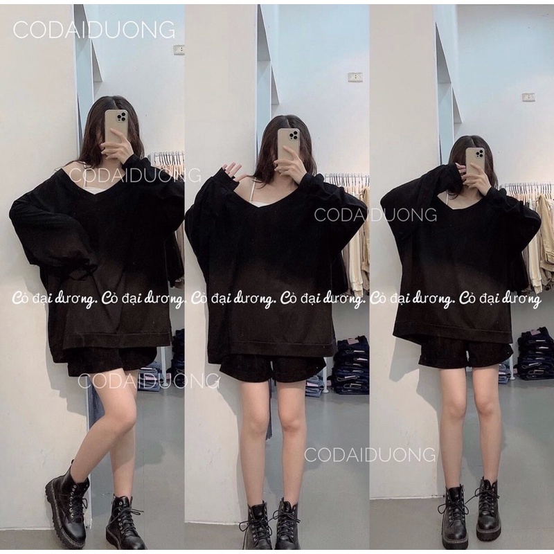 Áo kiểu cotton tay dài trơn | BigBuy360 - bigbuy360.vn