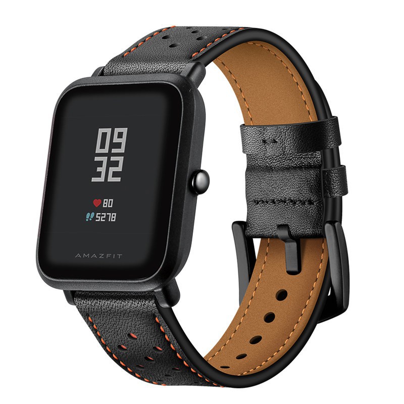 Dây đeo da 20mm dành cho đồng hồ thông minh Huami Amazfit Bip Youth