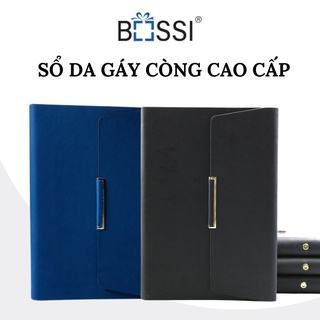 <Khắc tên> Sổ Da PU Giấy A5 Bìa Còng Cao Cấp SC01