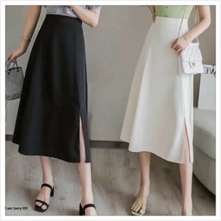 Chân váy dài Ulzzang chữ A dáng dài Madela