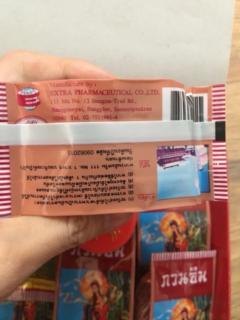 Kem sâm cô tiên made in Thailand,combo 24 gói