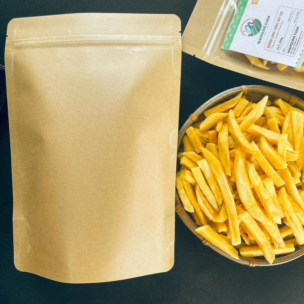 Khoai lang vàng sấy sợi Mangline Farm Đà Lạt 250g thơm ngon giòn tan giúp giảm cân cải thiện tiêu hoá