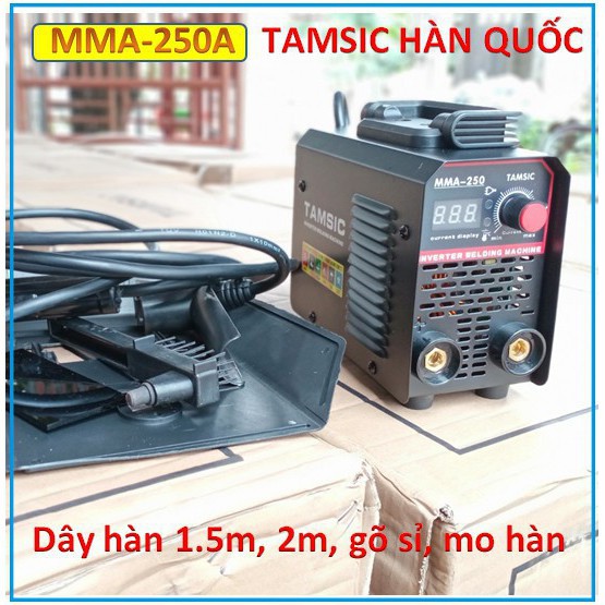 Máy hàn điện tử mini TAMSIC 250A hàn que 1,6 - 3.2