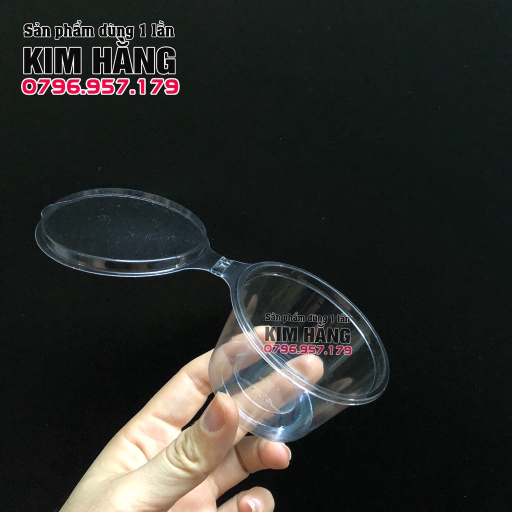 100 hủ 4oz nắp bật đựng nước sốt 110ml , đựng bánh , đựng sữa chua, ....Hủ mousse 110ml, hủ đựng panna cotta ,..