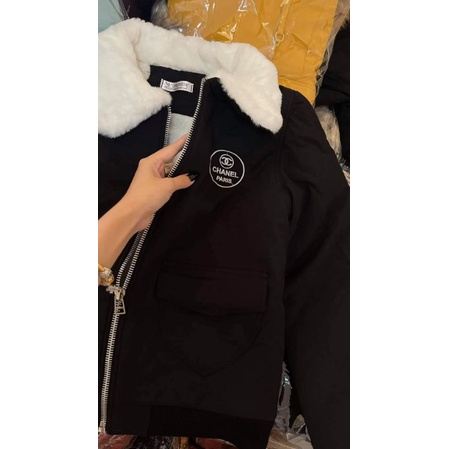 Áo phao nữ lót lông, cổ lông cực ấm túi hộp | BigBuy360 - bigbuy360.vn