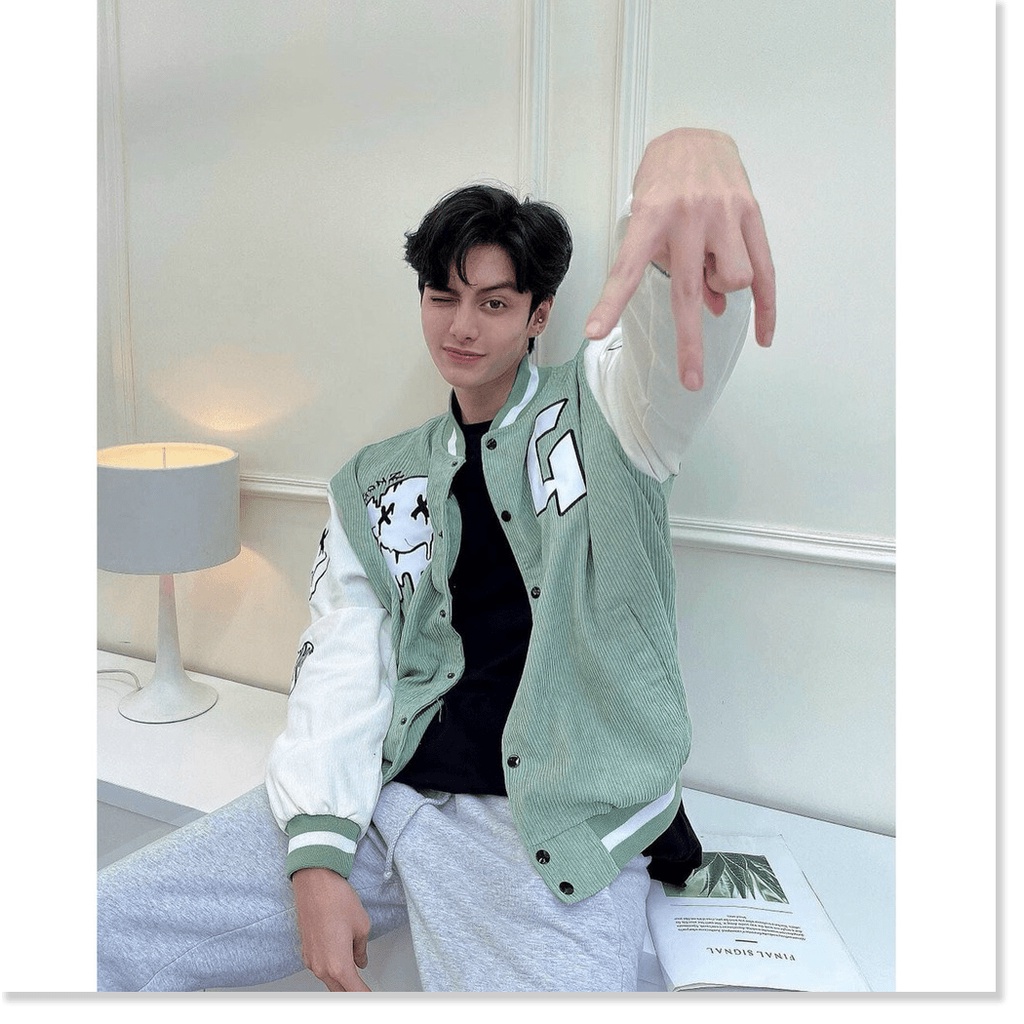 Áo khoác nhung bomber NAM CỰC CHẤT PHONG CÁCH 2021 KHANH AN