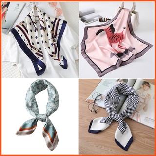 Khăn Lụa Vuông - Khăn Vuông Quàng Cổ Đa Năng - Khăn Turban Thời Trang Size 70x70cm sang trọng