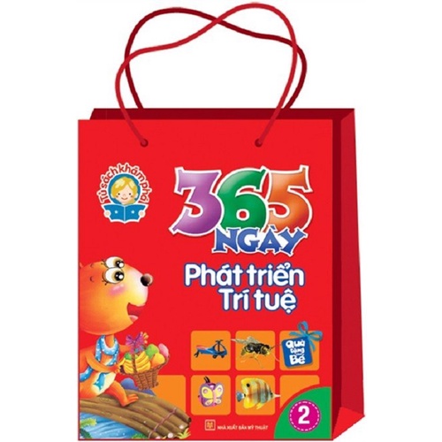 Sách - Tủ sách khám phá - 365 ngày phát triển trí tuệ - Tập 1, 2, 3 ,4 (bộ 8 cuốn/ túi) - ML-TNHI-GD