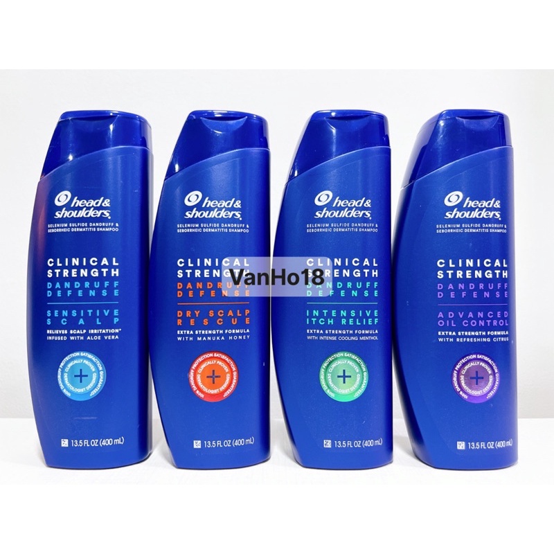 USA-Dầu Gội Sạch Gàu Head & Shoulders 2in1 Clinical Strength