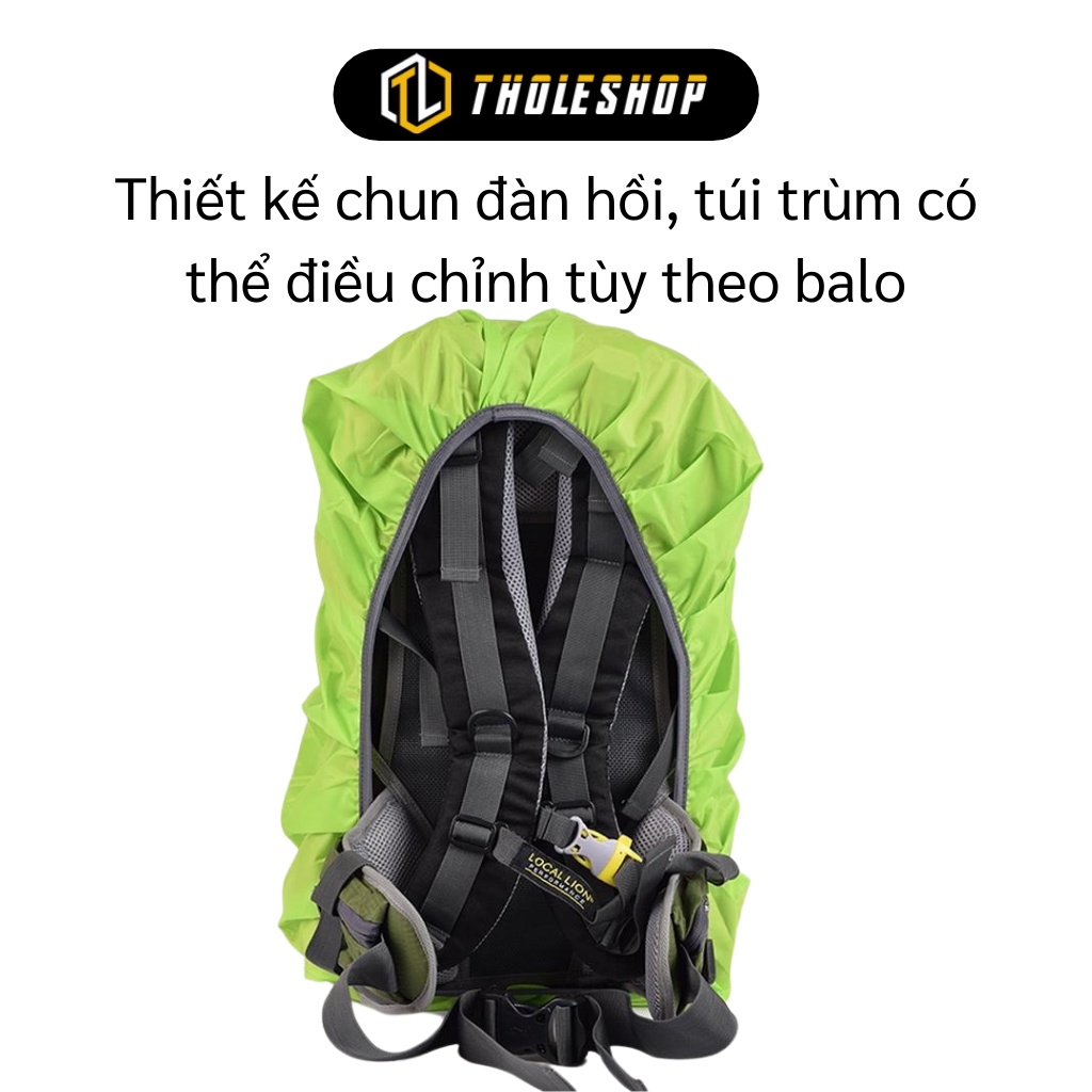 Túi Bọc Balo - Áo Trùm Balo Đi Mưa Chống Thấm Nước Siêu Bền, Size 45-50L 4610