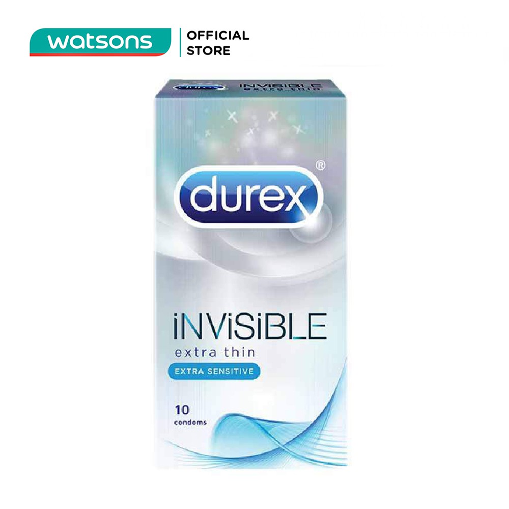 Bao Cao Su Durex Invisible Extra Thin/Sensi 10 Bao