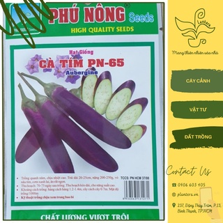 Hạt giống phú nông - cà tím dài gói 0.2g - hạt giống - rau ăn quả
