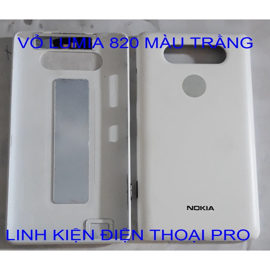 VỎ LUMIA 820 MÀU TRẤNG