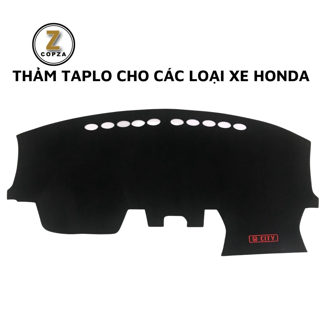 Thảm Taplo COPZA Dành Cho Xe Honda Accord City Civic CRV HRV Jazz Brio Che Nắng Chống Nóng Bảo Vệ Bề Mặt Taplo Xe