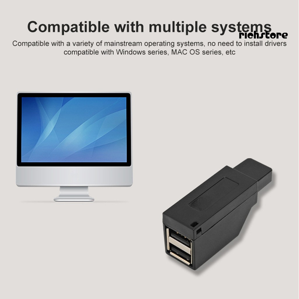 Bộ Chia 3 Cổng Usb 2.0 / 3.0 Cho Laptop / Máy Tính