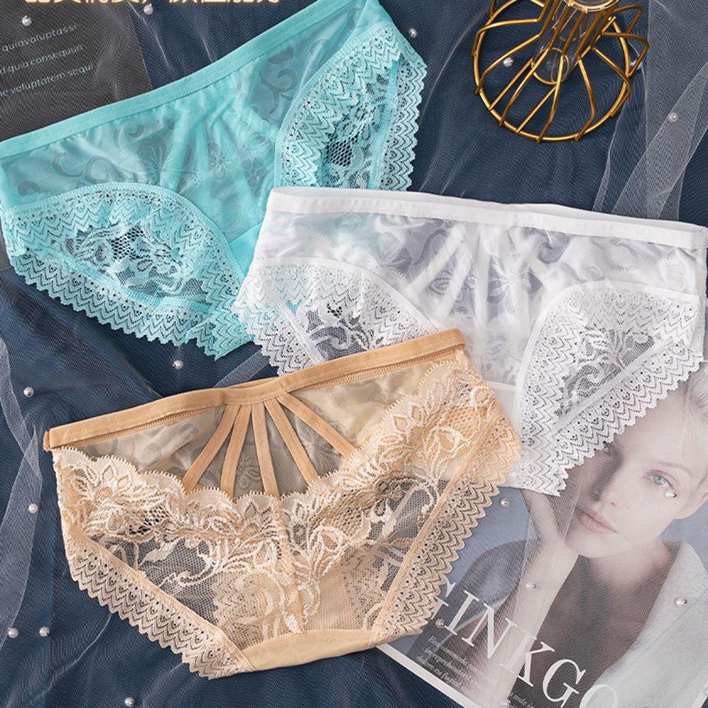 Quần Lót Cotton Thoáng Khí In Họa Tiết Hoa Ngọt Ngào Cho Nữ