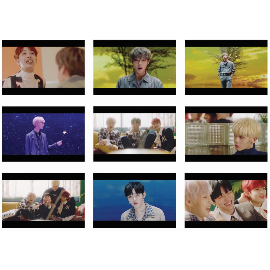 Lomo card 63 ảnh WANNA ONE - MV SPRING BREEZE