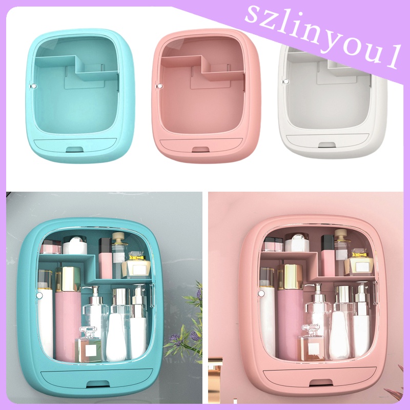 New Arrival Wall Hanging Makeup Organizer Storage Cosmetic Box Rack for Bathroom