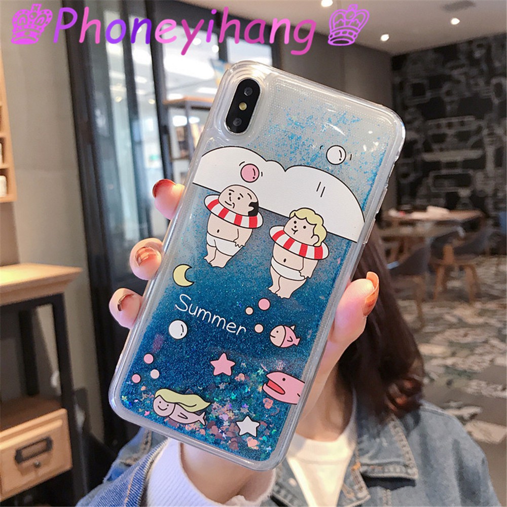 OPPO Reno5 Reno 5 Pro A15 A93 A53 A33 A52 A72 A92 A12 A12e Reno4 4F F17Pro A83 Ốp điện thoại cát chảy hình hoa đào/ bãi biển cho | BigBuy360 - bigbuy360.vn