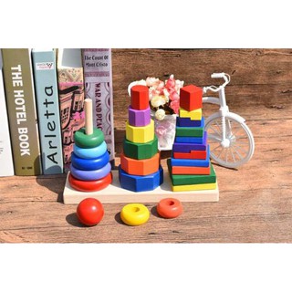 Bộ 3 Tháp Xếp Chồng Melissa & Doug