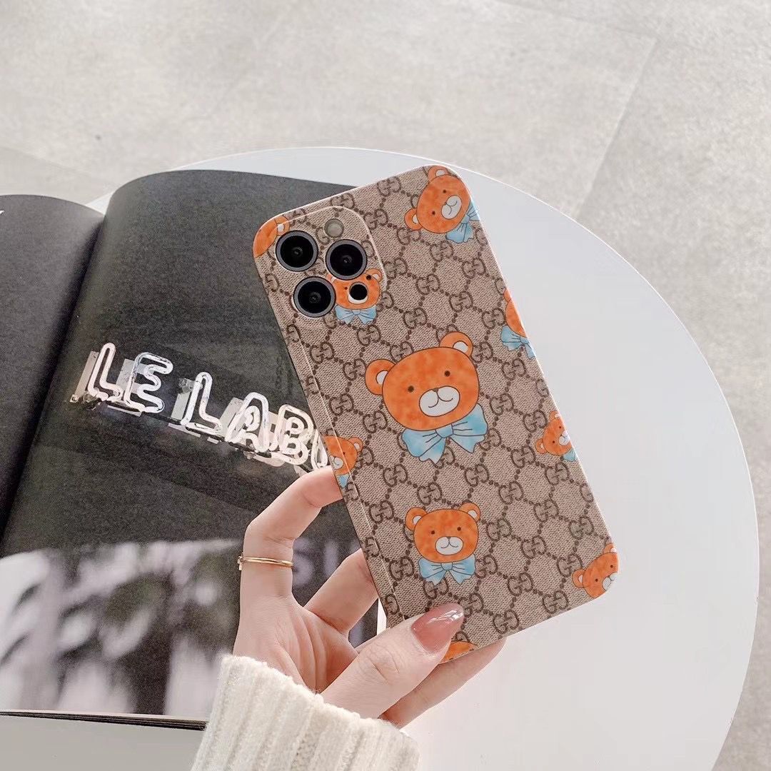 Ốp silicon Mềm Hình Gấu Đáng Yêu Cho Iphone 11 Pro Max 8 Plus 7 Xr Xs X 12 Pro Max Se 2020 | BigBuy360 - bigbuy360.vn