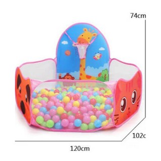 Nhà banh Hươu cao cổ/Doreamon kèm 50 bóng Việt Nam 4.5 cm