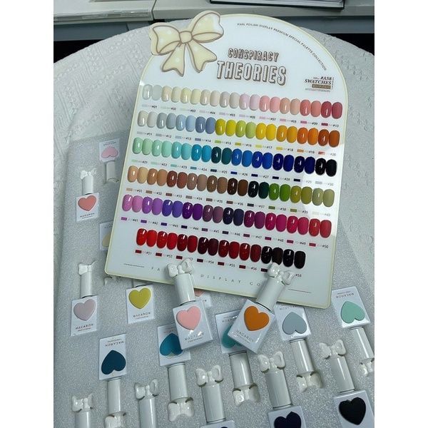 Set sơn THEORIES gel 58 mầu chính hãng