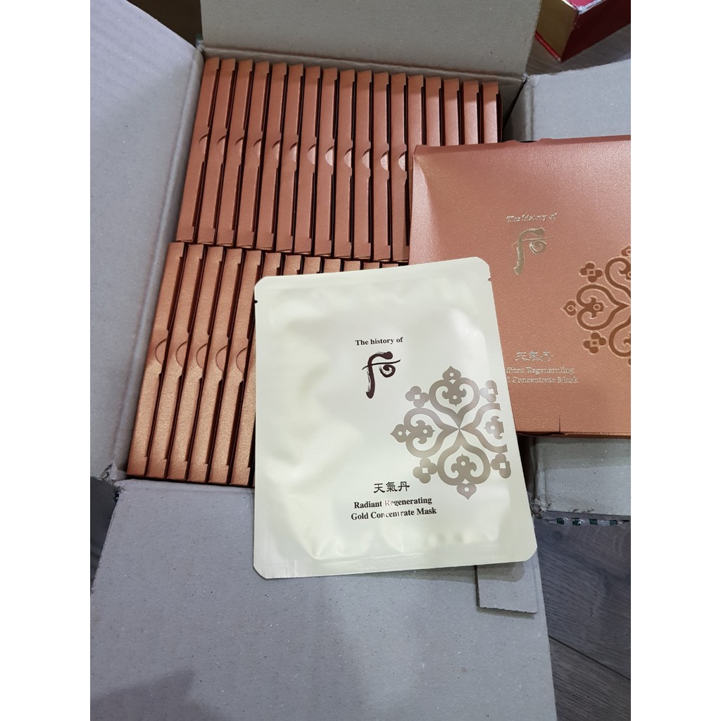 MẶT NẠ TÁI SINH DA CAO CẤP - THE HISTORY OF WHO CHEONGIDAN RADIANT REGENERATING GOLD CONCENTRATE MASK