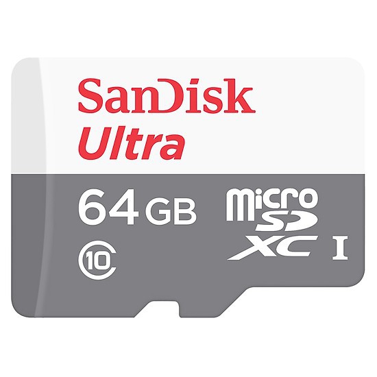 Thẻ Nhớ MicroSDHC SanDisk Ultra 64GB UHS-I - 80MB/s - Chính Hãng (BH 5 năm)