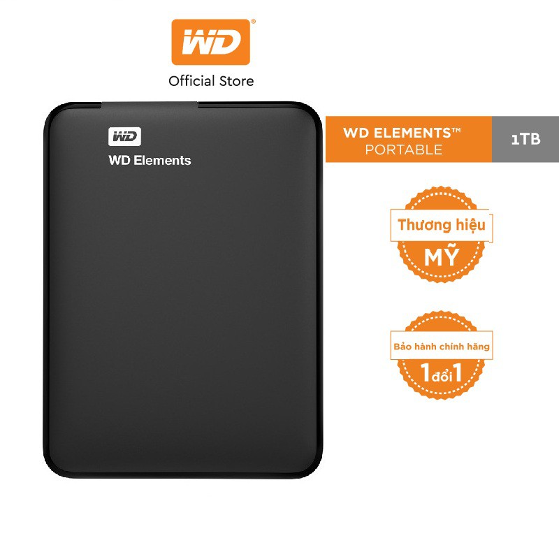 Ổ cứng WD Elements 1TB-2.5 INCH-