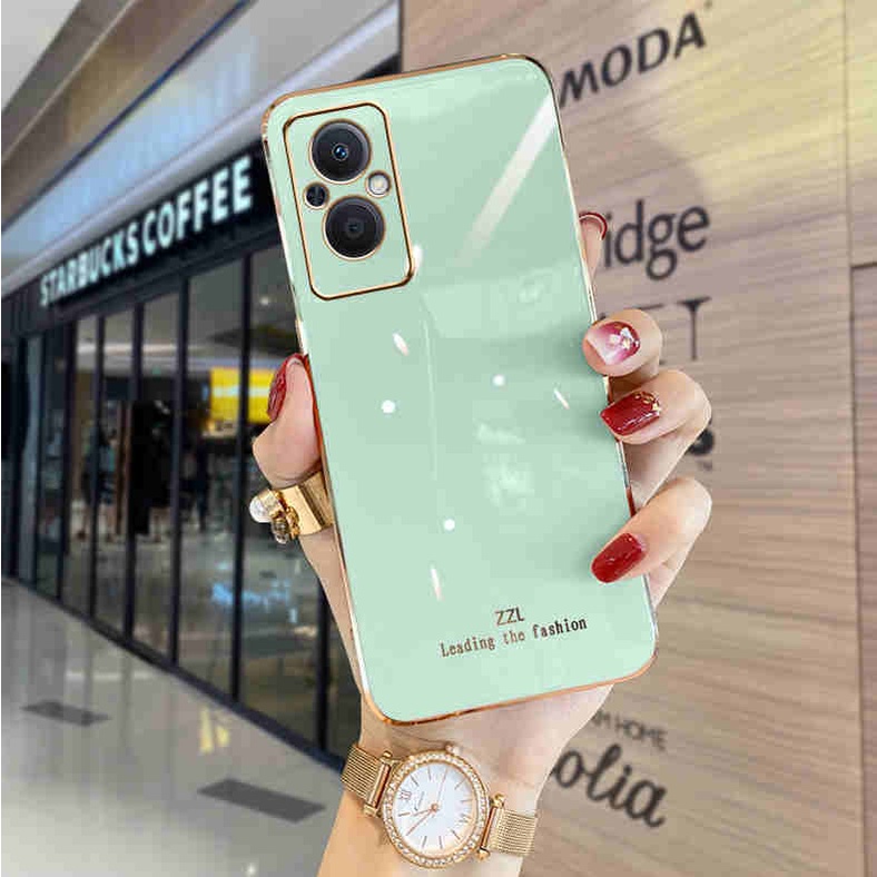 Ốp lưng oppo Reno 8Z 5G ốp lưng oppo Reno 7Z 5G Ốp Điện Thoại Viền Thẳng Thời Trang Cho OPPO Reno 7Z 5g Reno7 Reno 2f Reno 6 Reno6Z Reno5 Reno 4 zb