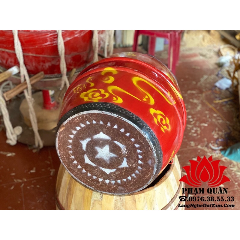 Trống hội, trống đình chùa ( Đk 35cm x cao 45cm)