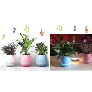Loa Bluetooth BÌNH HOA K3 - KIÊM CHẬU TRỒNG CÂY - Âm Thanh Hay