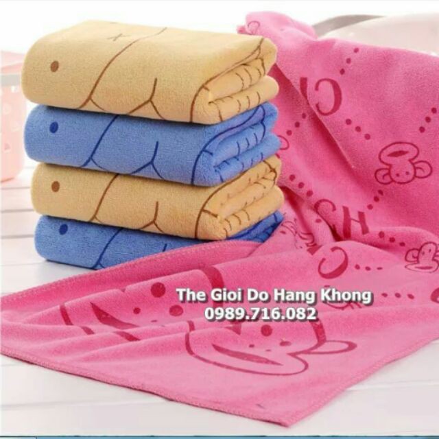 Khăn tắm kiba 1m, 1m2,1m4