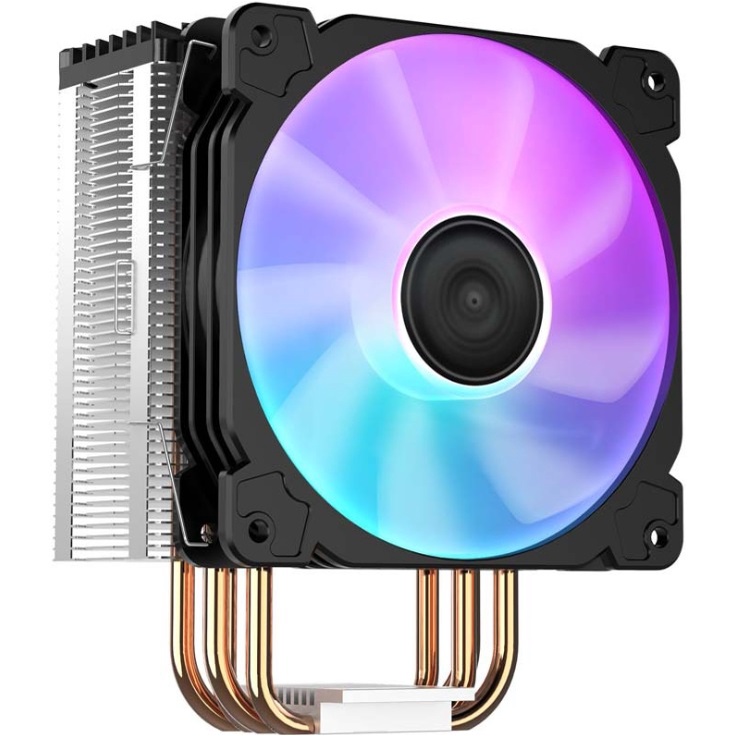 Quạt Tản Nhiệt CPU Jonsbo CR-1000Evo Black Led RGB 4 Ống Đồng - Hàng Fullbox