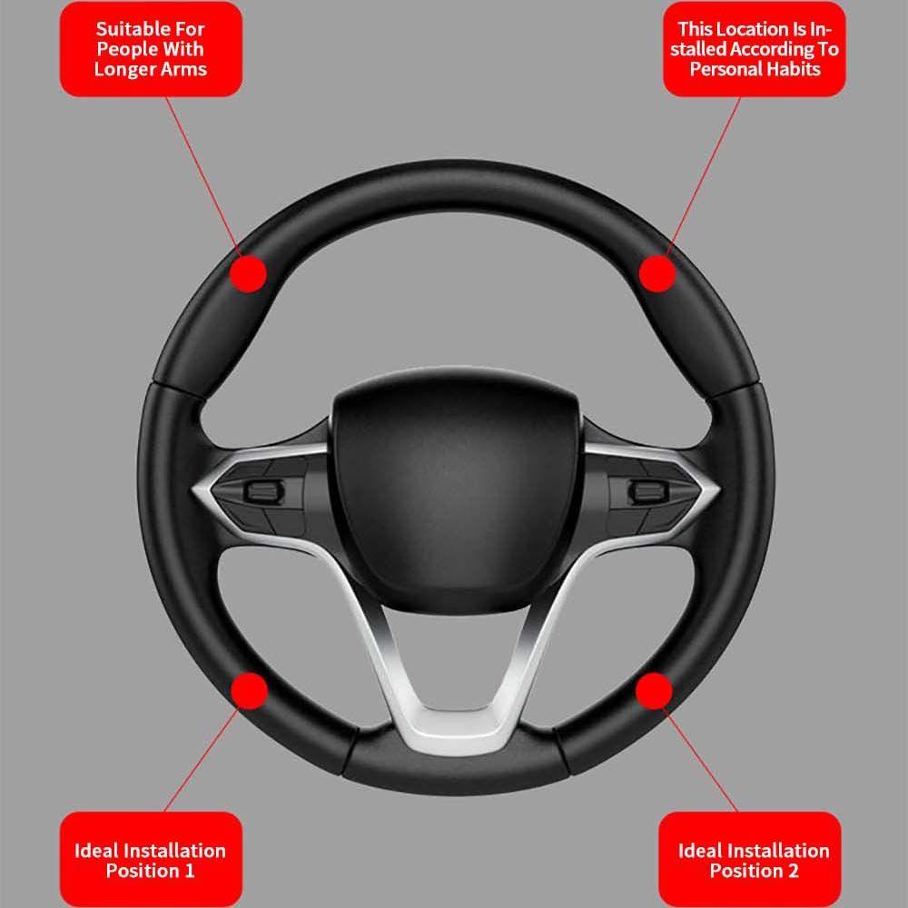 Thiết Bị Tăng Áp Cho Vô Lăng Xe Hơi BERNARDO Có Vòng Bi Kim Loại Xoay 360 Độ