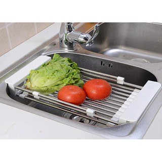 Giá inox gác bồn rửa bát