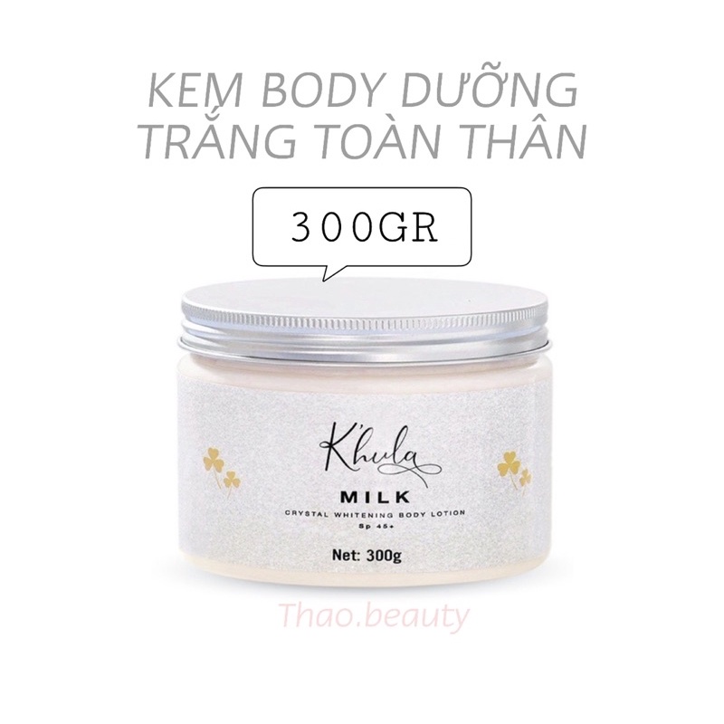 (130gr) KEM DƯỠNG TRẮNG DA TOÀN THÂN - BODY MILK