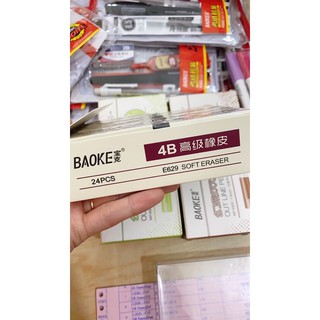 Tẩy gôm đen BAOKE E629 soft eraser siêu sạch
