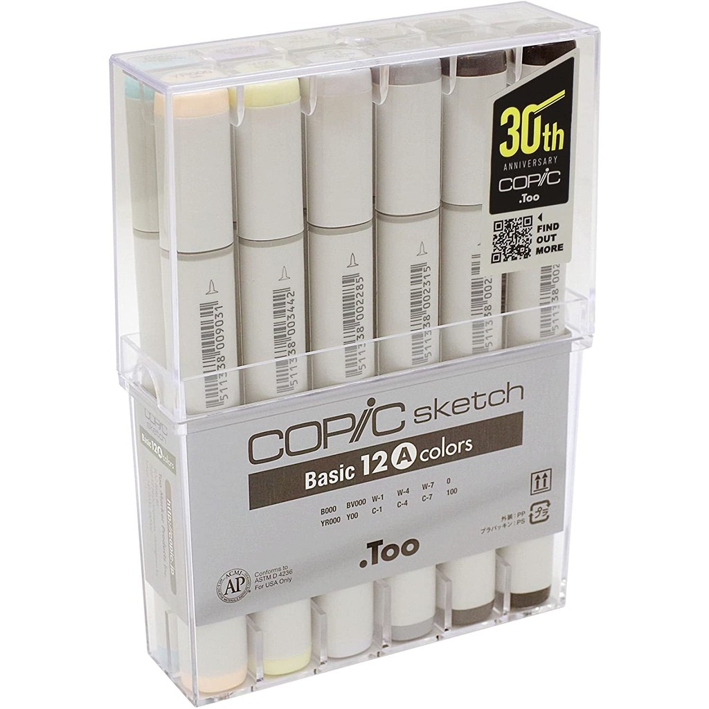 Copic Sketch bản quốc tế 12 màu ( Hàng Order )