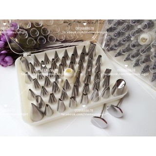 Bộ 52 đui bắt bông kem (không mối hàn)
