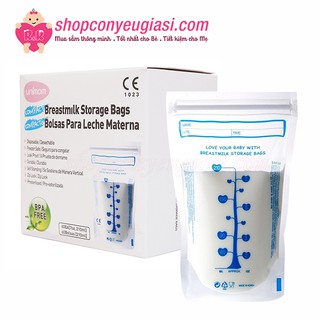 Túi Trữ Sữa Unimom Compact Không Có BPA 210ml - 10 Túi/60Túi/Hộp
