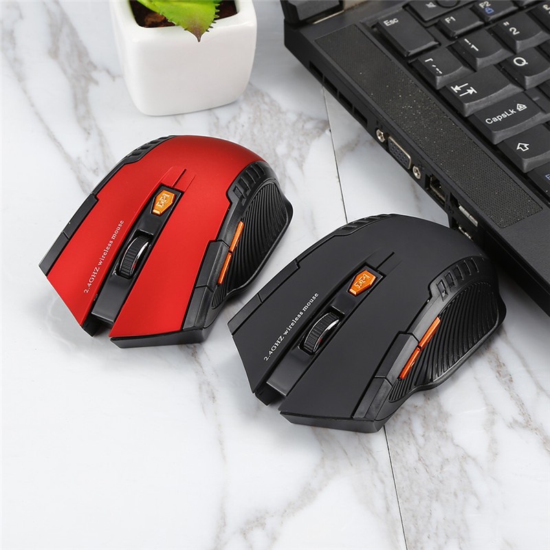 Chuột KHÔNG DÂY chơi game mini 2.4 GHZ cho máy tính/ laptop/ ti vi - DEVELOPE
