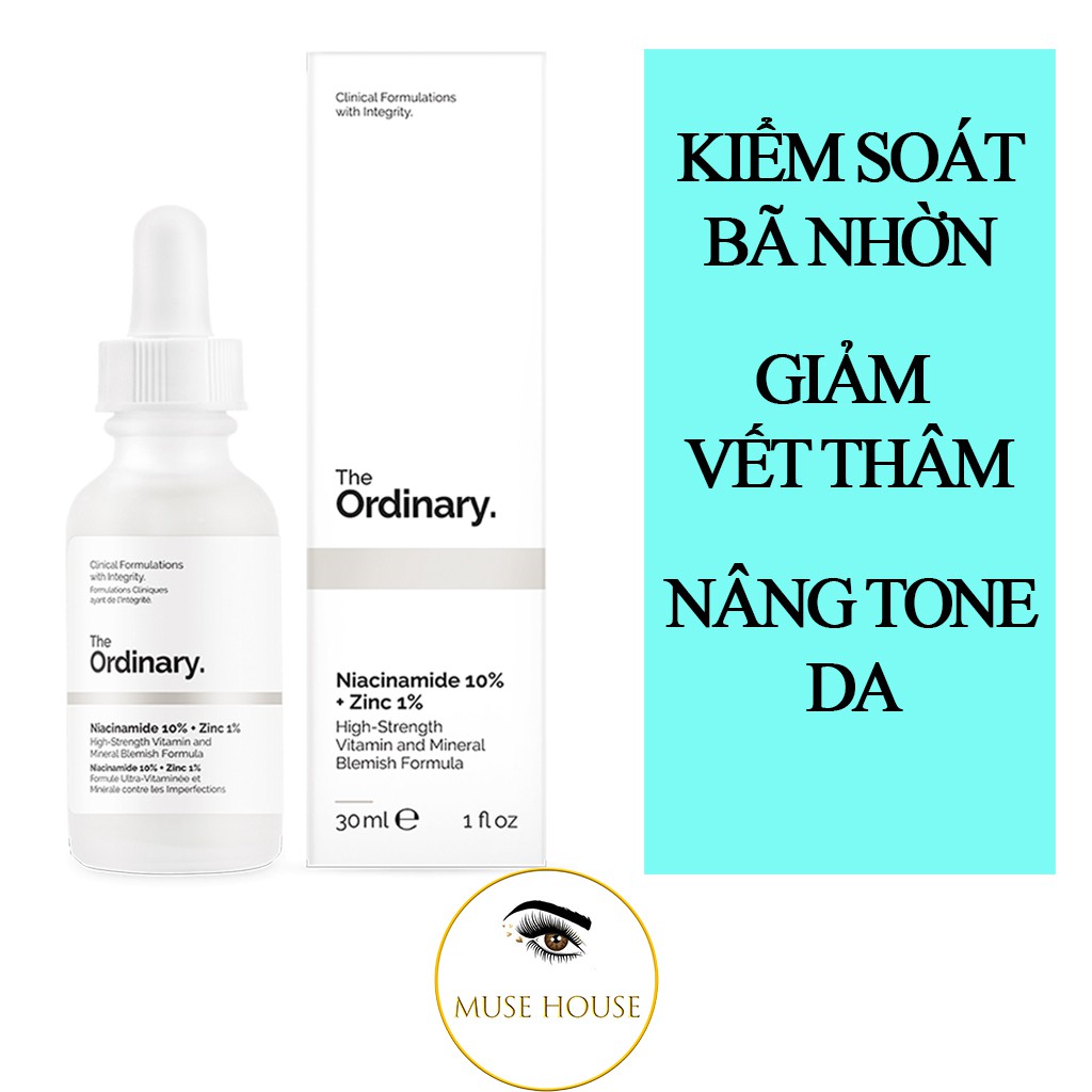 Tinh Chất giảm thâm mụn The Ordinary Niacinamide ZinC