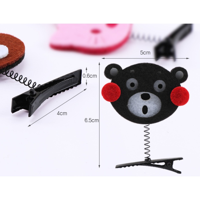 Kẹp tóc lò xo trái cây, hình thú cute  Clovershop68