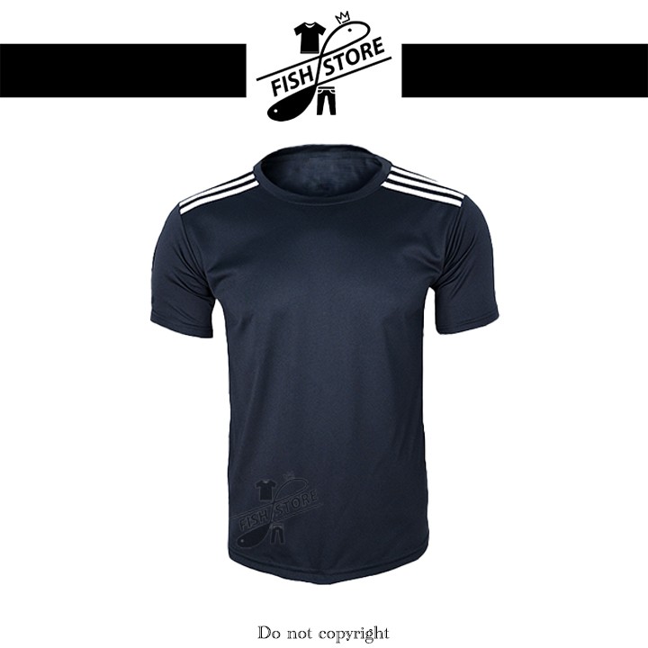 Áo thể thao nam ngắn tay cổ tròn trơn đẹp vải xuất dư nhiều loại FF23A | BigBuy360 - bigbuy360.vn