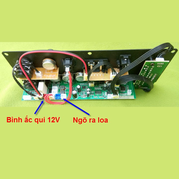 Mạch loa kéo công suất 40W - 80W HA8622 DPA nguồn xung 220V Bluetooth Karaoke Loa kéo 2.5 tấc - 3 tấc
