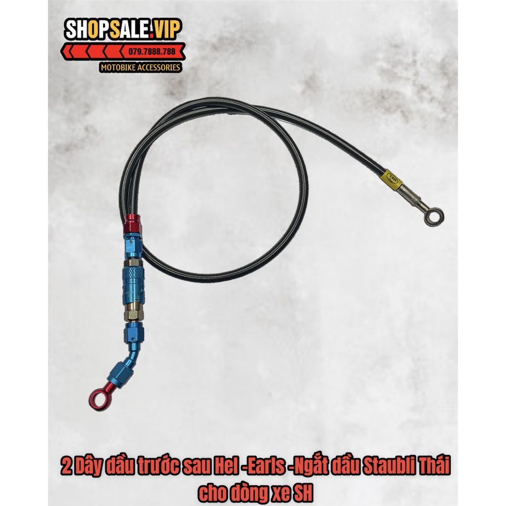 Combo Dây Dầu Ngắt Trước Sau Cho Sh350i