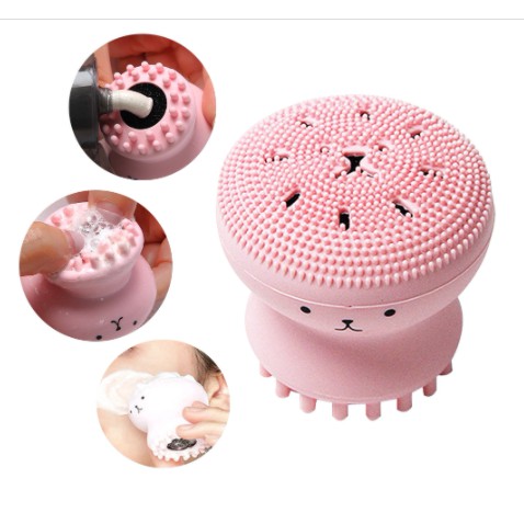Cọ Rửa Mặt Hình Bạch Tuộc- Chất liệu silicon | BigBuy360 - bigbuy360.vn