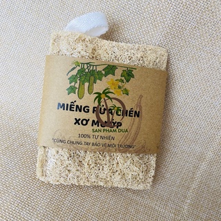 Bộ 5 miếng rửa chén bằng xơ mướp - rửa sạch và an toàn sử dụng - xuất xứ việt nam